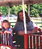 [Katie and Daddy on Train!]